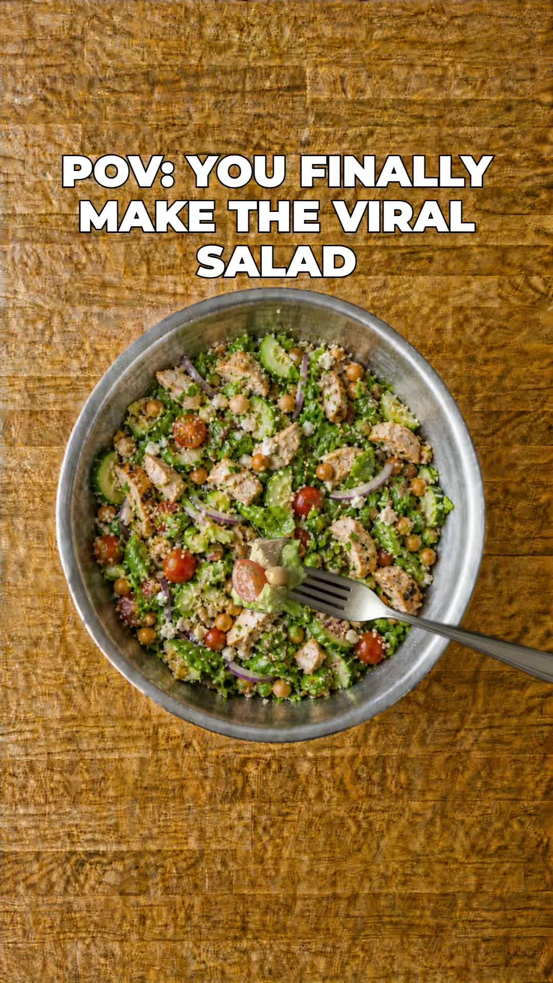 Viral High-Protein Chopped Salad