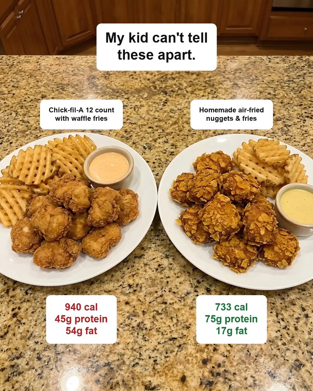 Copycat Chick-fil-A Nuggets and Waffle Fries