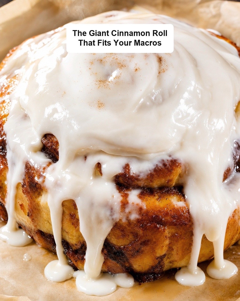 High-Protein Cinnamon Roll