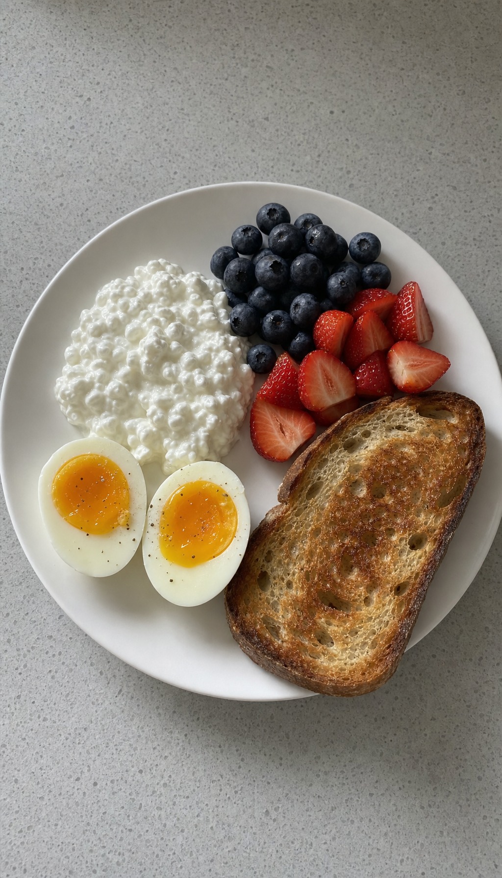 Cottage Cheese Breakfast Plate