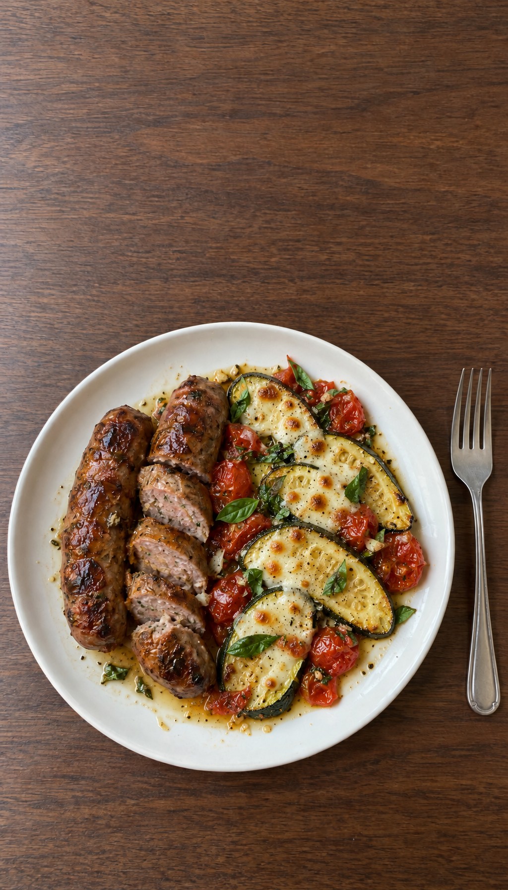 Italian Sausage and Zucchini Bake