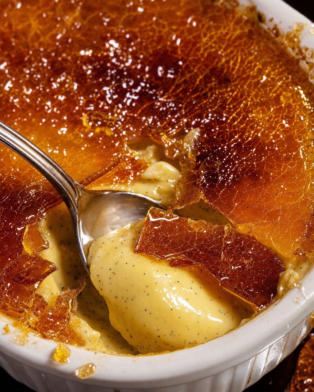 Torched Vanilla Bean Crème Brûlée