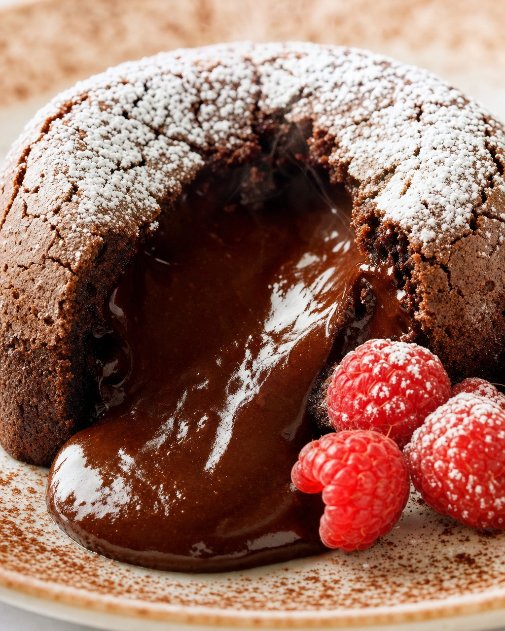 Molten Fudge-Core Chocolate Lava Cakes
