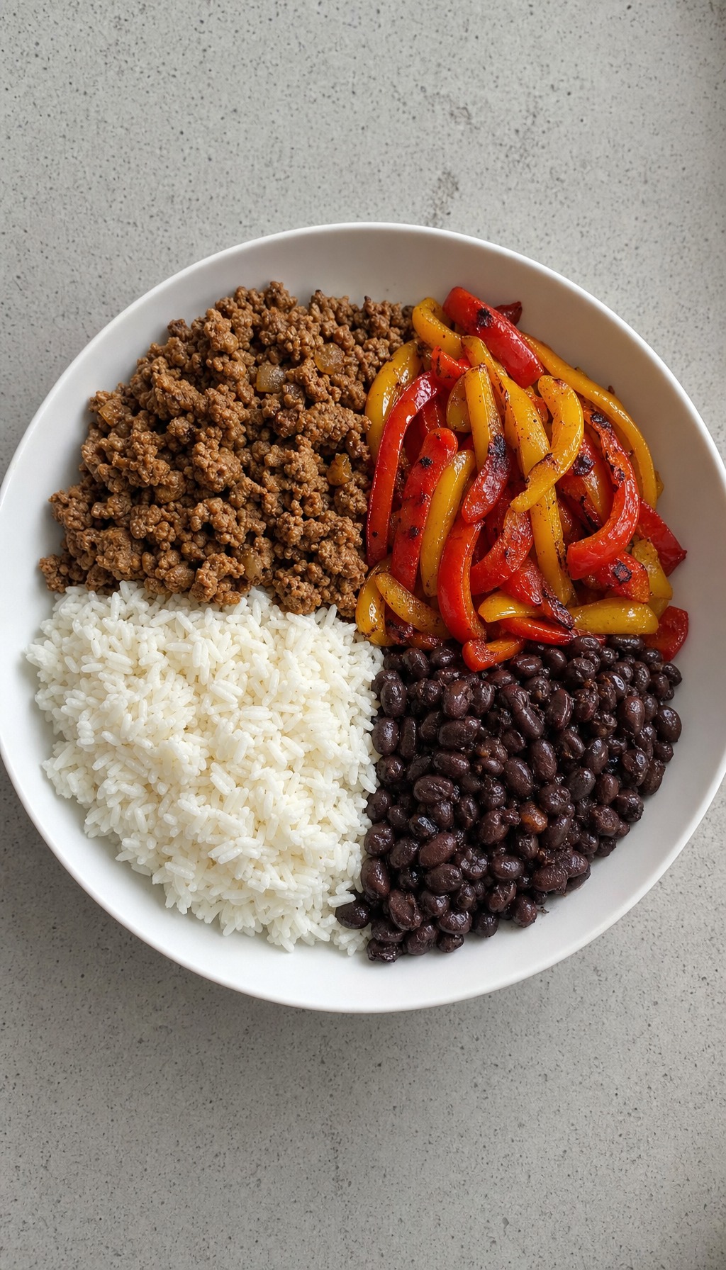 Turkey and Pepper Rice Bowl