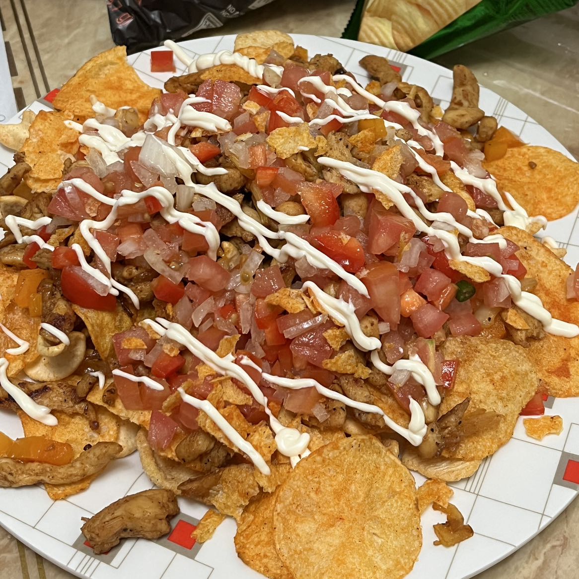Chicken Chip Nachos